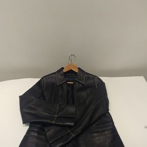Ladies black reaction Kenneth Cole leather jacket